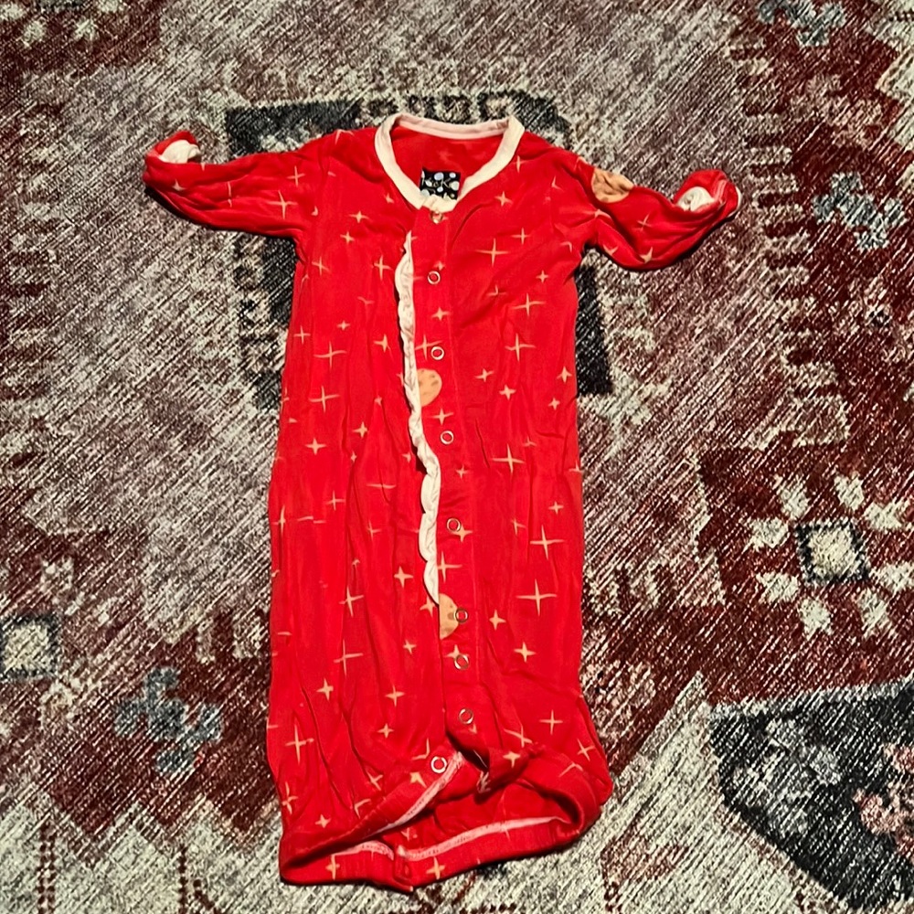 Kickee pants gown/ coverall